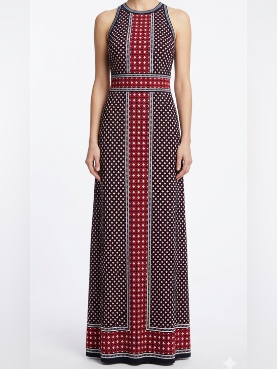 Max Studio Dresses & Skirts - Max Studio Sleeveless Maxi Dress Geometric Patterned M